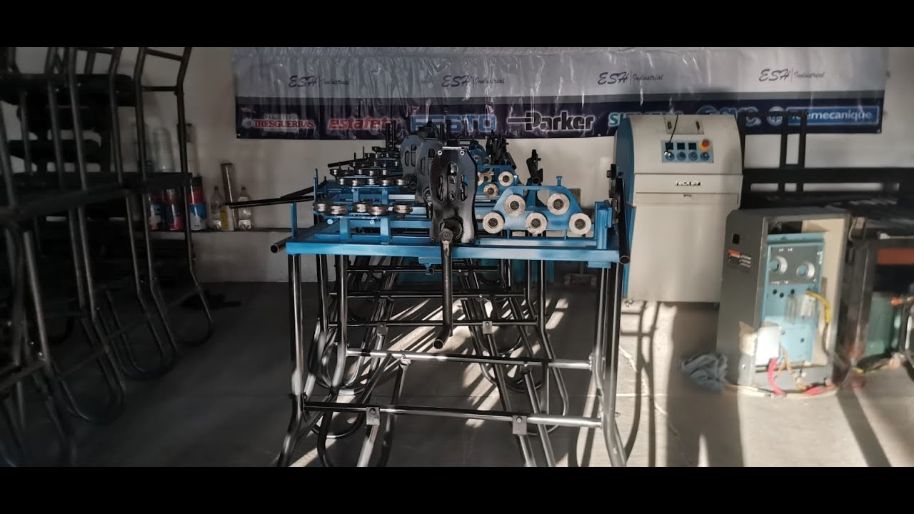 Descripción de la máquina estribadora manual para anillos de construcción ESH EST02