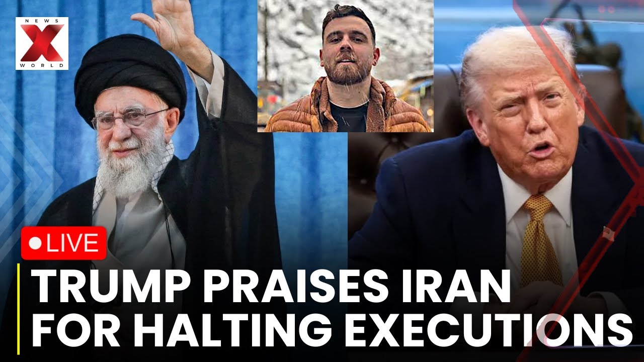 Iran News LIVE: Trump Says Iran Execution Halt Influenced Decision Against US Strike | NewsX World