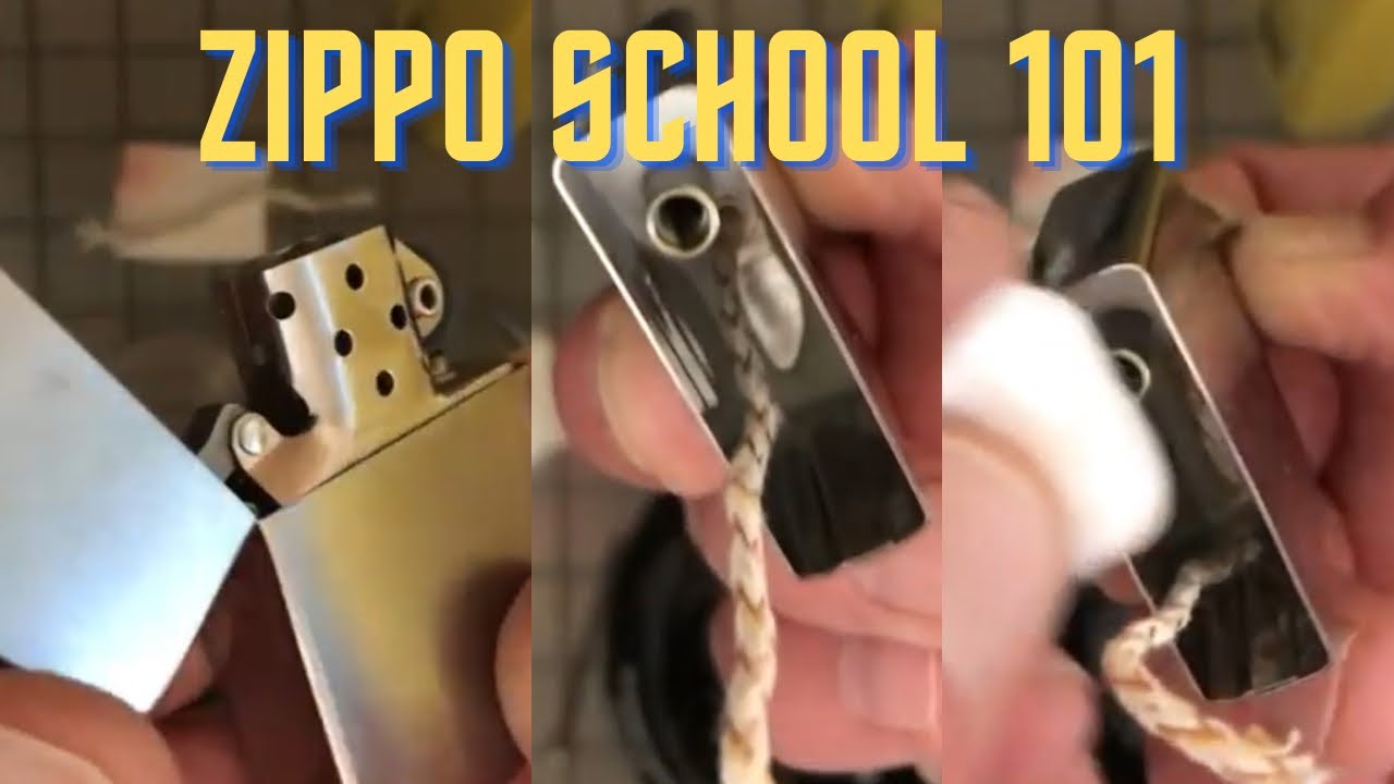 How To Properly Position The Wick In A 1941 Replica Zippo Lighter