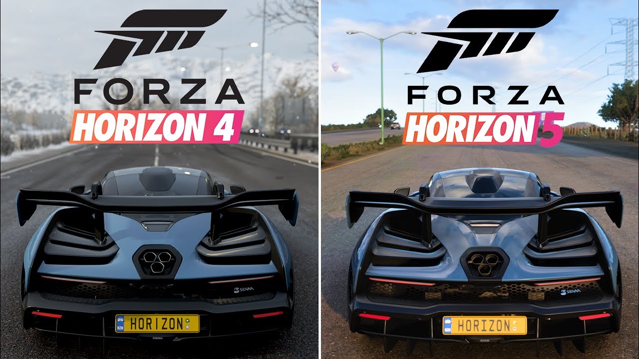 McLaren Senna | Forza Horizon 4 vs Forza Horizon 5 | Sound & TopSpeed Comparison