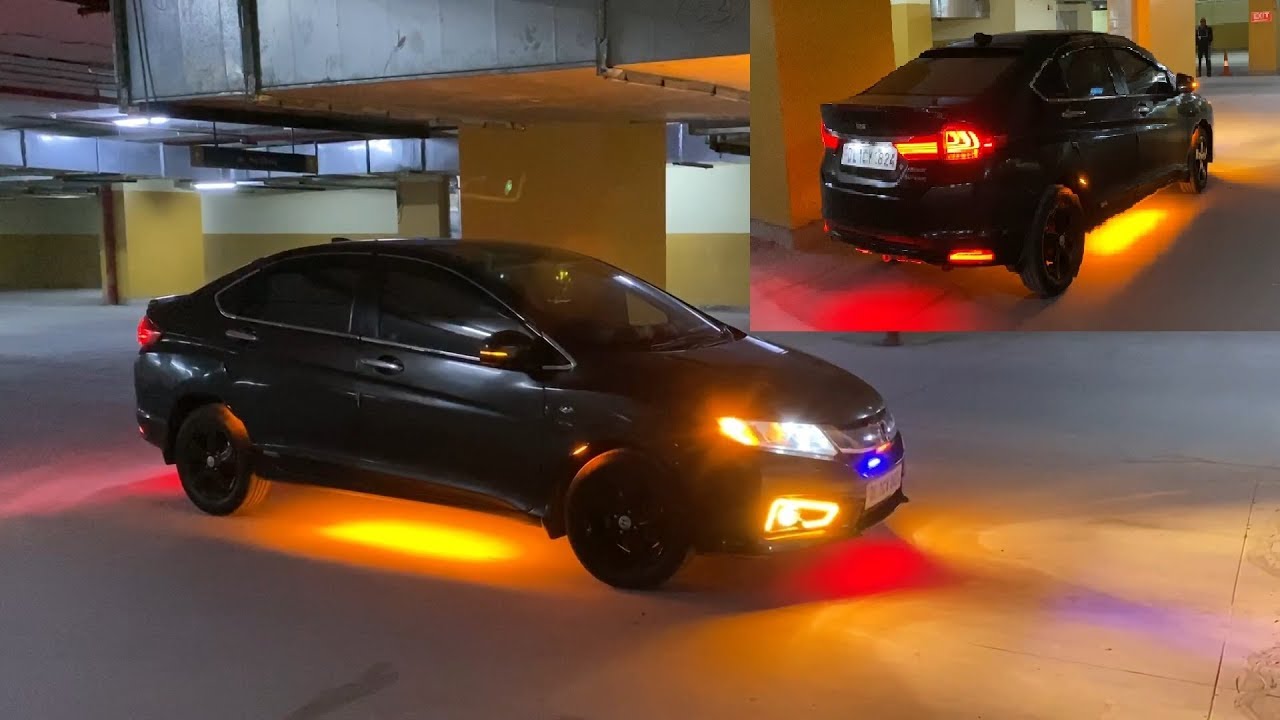 Modified Honda City Only 1 In India | Bmw Type Tail Lights | Interior Lighting | Exterior Lighting