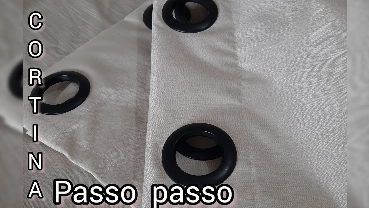 passo a passo cortina black-out 
