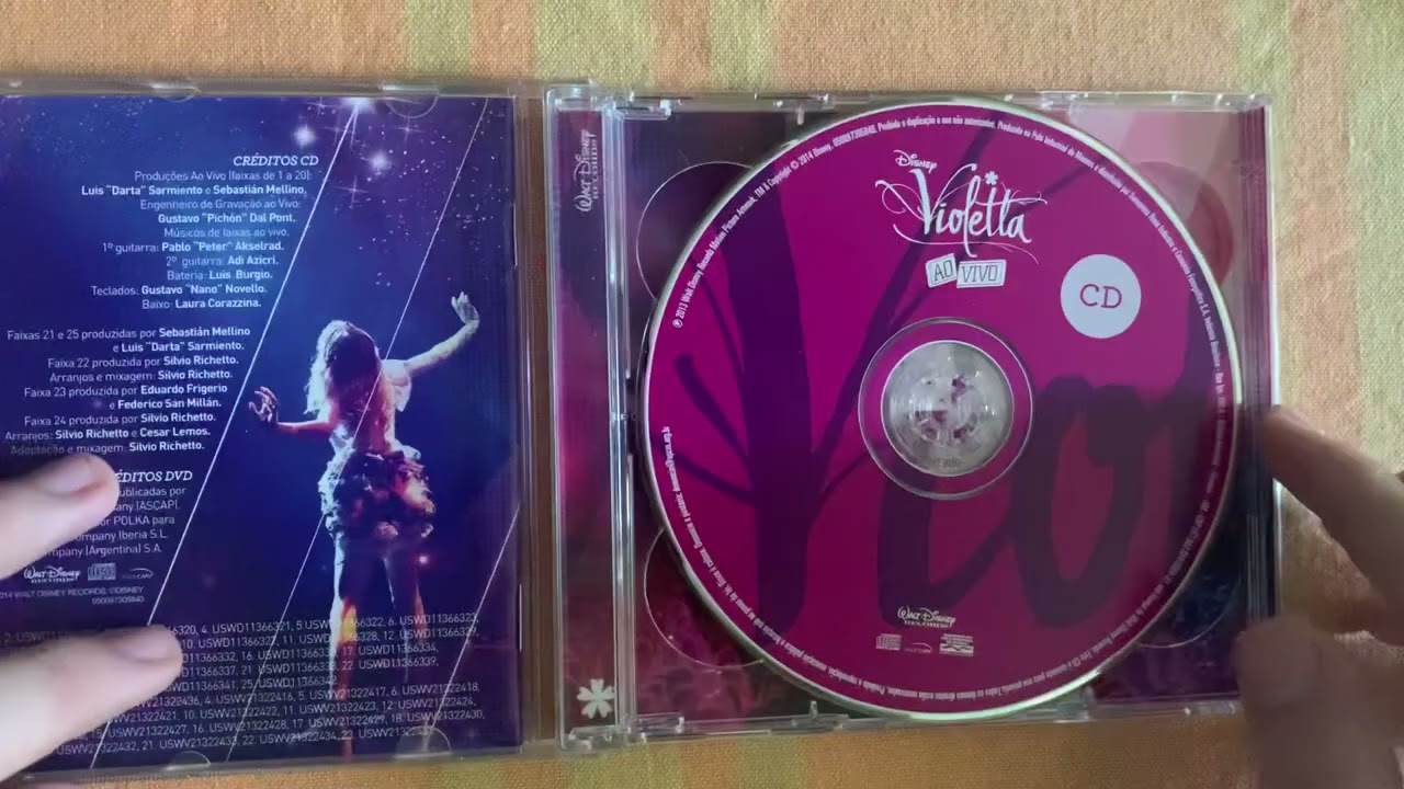 Tini - Violetta en vivo cd unboxing