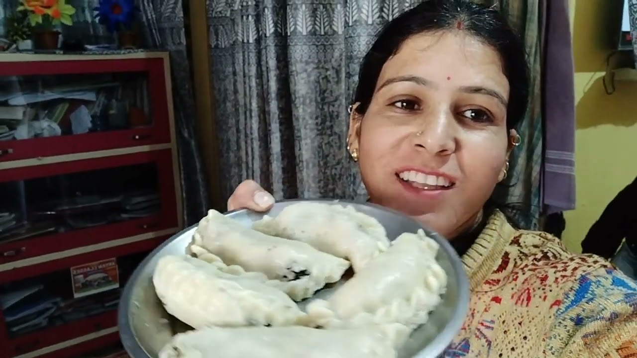 😀🤤आज बनाई मैंने पहाड़ी डिश.... बनाते बनाते बिगड़ गई🫢