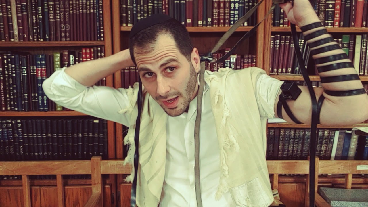 How to wrap talit and tefillin  moroccan Sephardic way