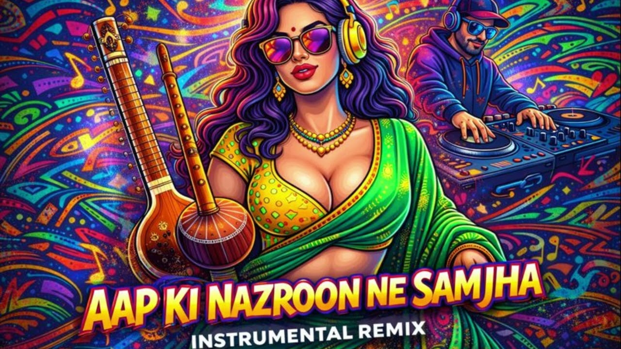 Aap Ki Nazroon Ne Samjha 🎶 | Instrumental Remix | Flute, Sitar & Tabla | Relaxing Indian Music