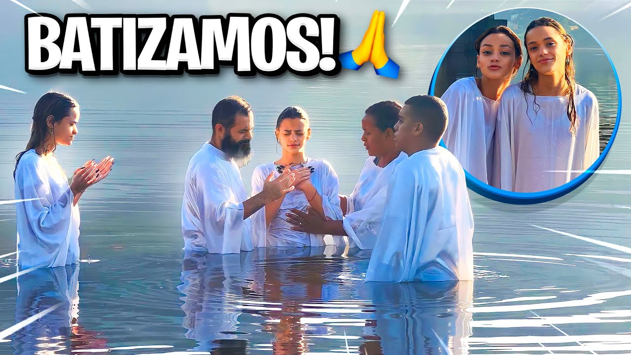 NOSSO BATISMO!! *mostramos tudo*