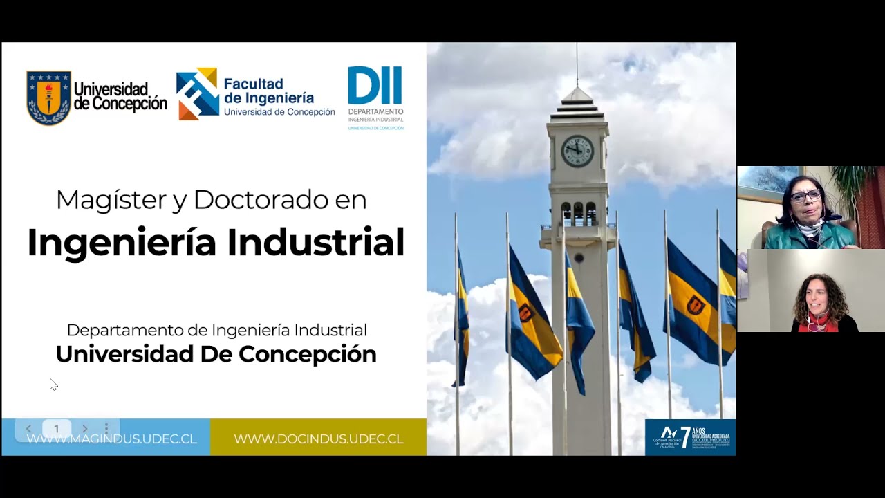 Charla informativa: Magíster y Doctorado en Ingeniería Industrial