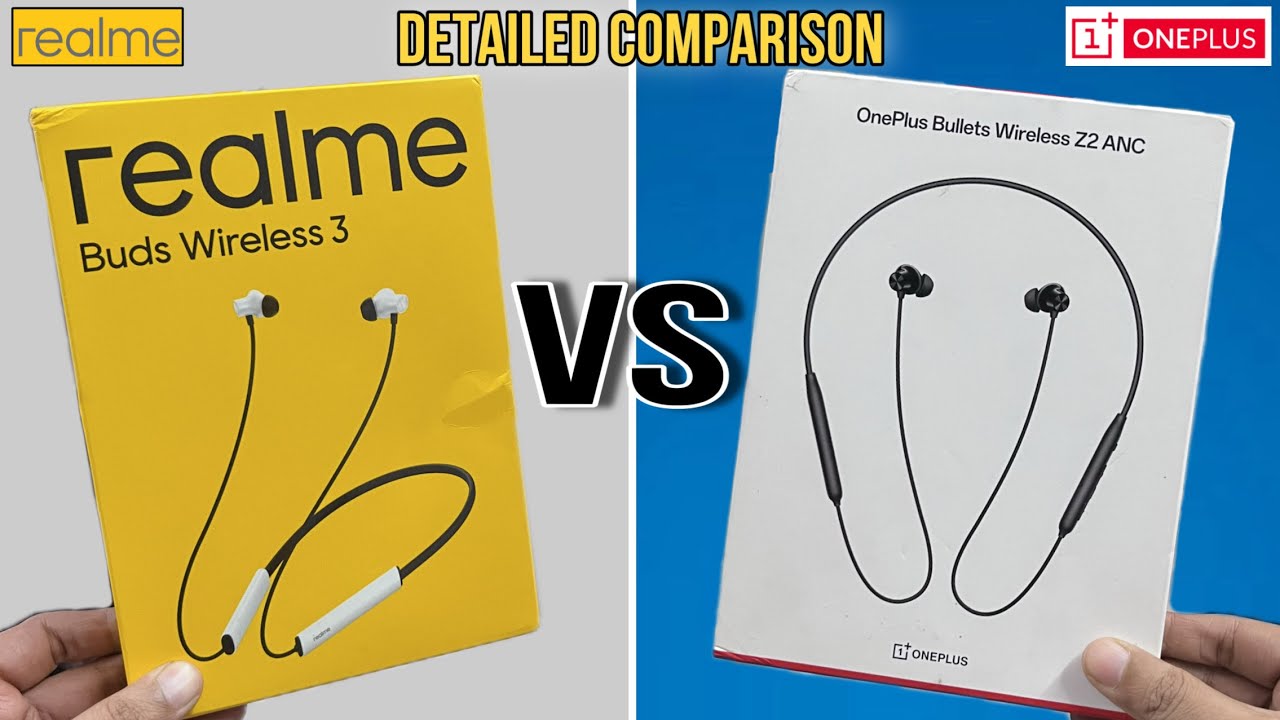 Oneplus Bullets Wireless Z2 ANC Comparison With Realme Buds Wireless 3 | Best Bluetooth Neckband 2K