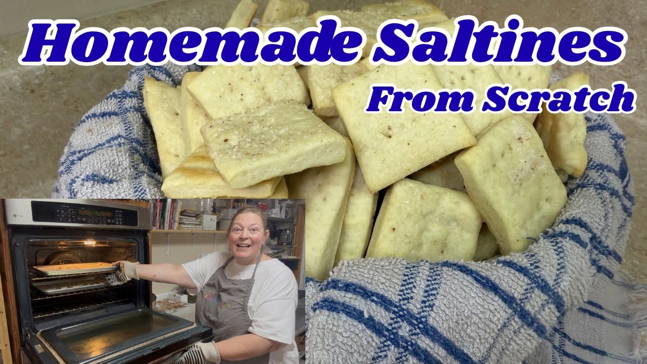 Домашние соленые крекеры с нуля — прямо как у моей прабабушки!