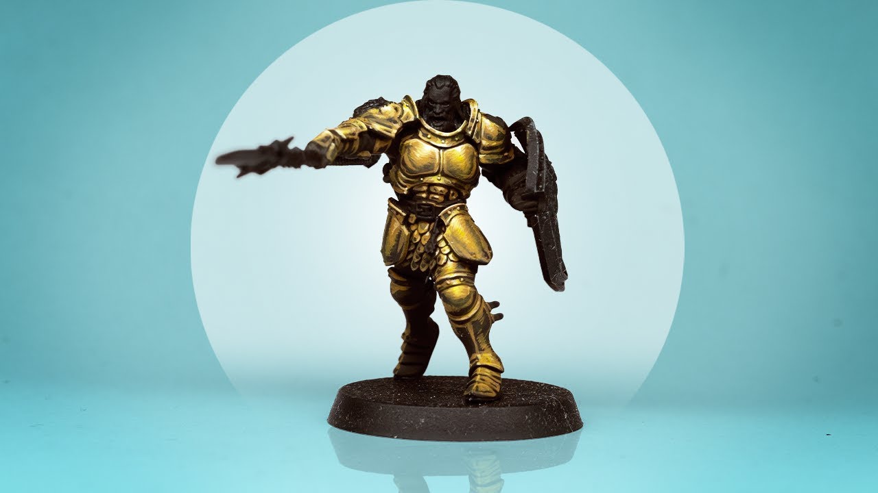 Самый простой способ нарисовать идеальное золото на Warhammer