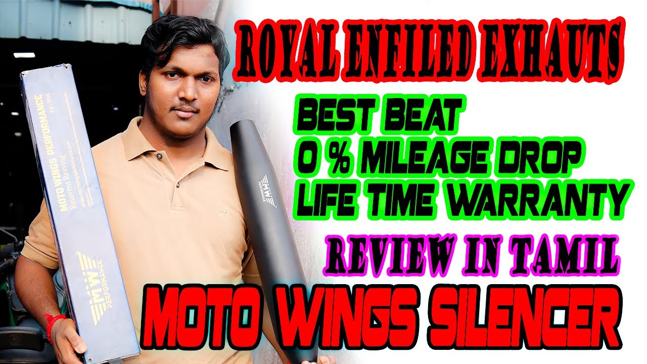 Motowings Silencer For Royal Enfield | தமிழ் | Price | Sound | Motowings Exhaust | Rider Machine
