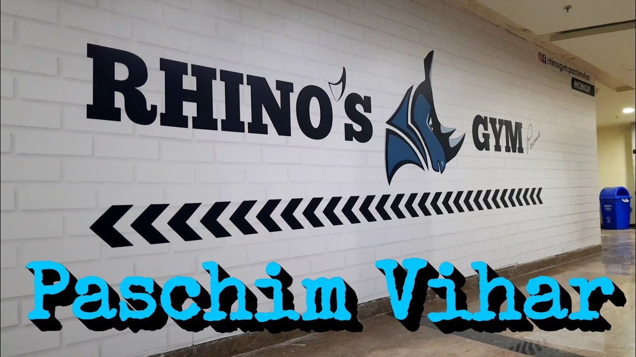 Rhino's Gym | Paschim Vihar | #GymTour | #Day496 | Delhi | India