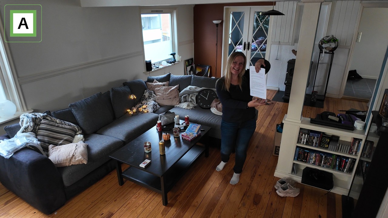 Ny varmepumpe, ny sofa & alt begynner å bli bra!