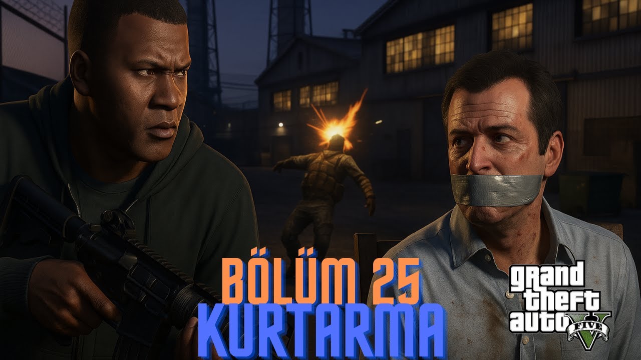 FRENKLİN, MİCHAEL’I KURTARIYOR! | GTA 5 TR Hikaye #25