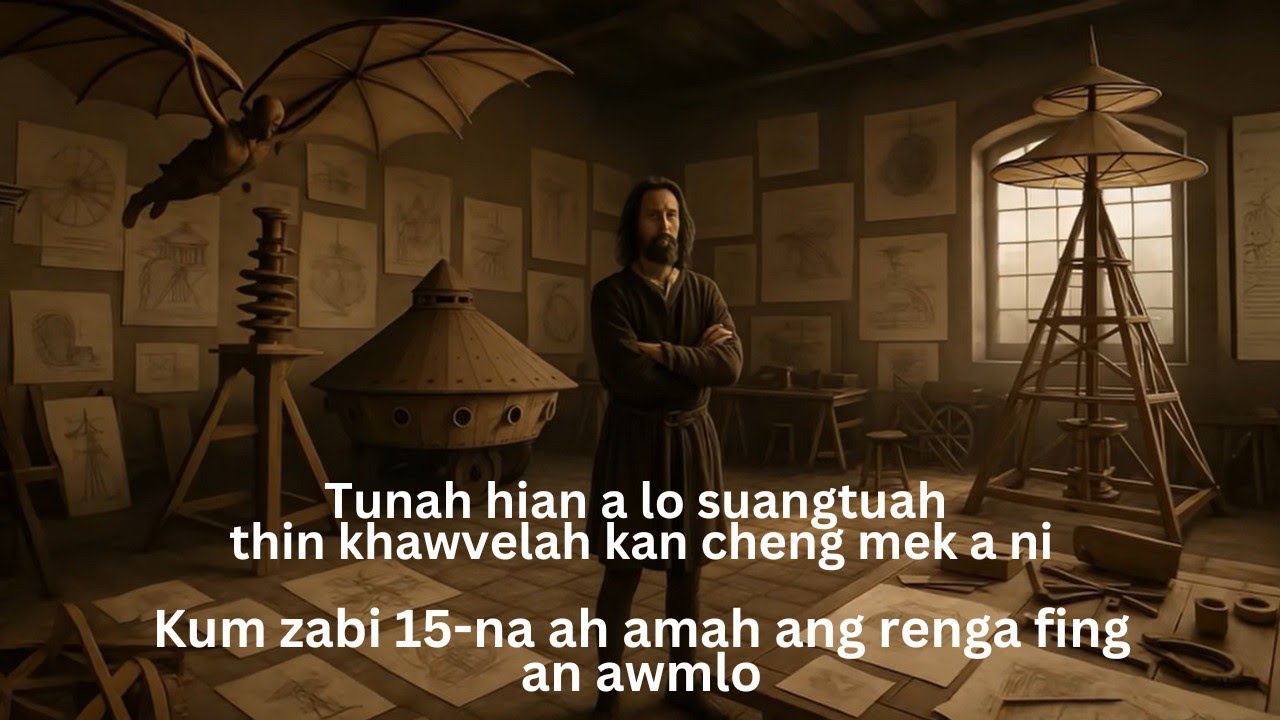 Leonardo Da Vinci: kum 500  hmalam thlir lawk theitu chu! A hmasa  copyright a awm avangin reupload.