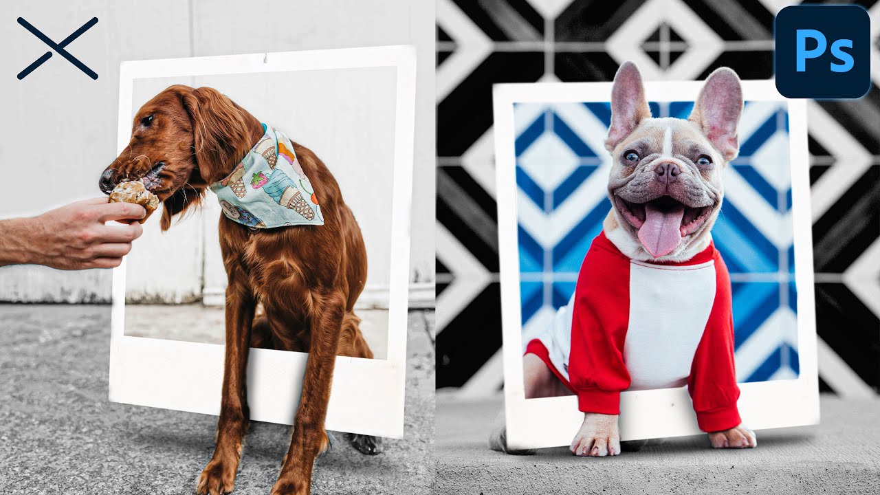 How To Create a Polaroid POP OUT Effect | Photoshop CC Tutorial - EASY