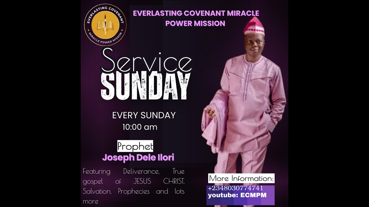 SUNDAY SERVICE || Prophet Joseph Dele Ilori || 15th February 2026 || ECMPM