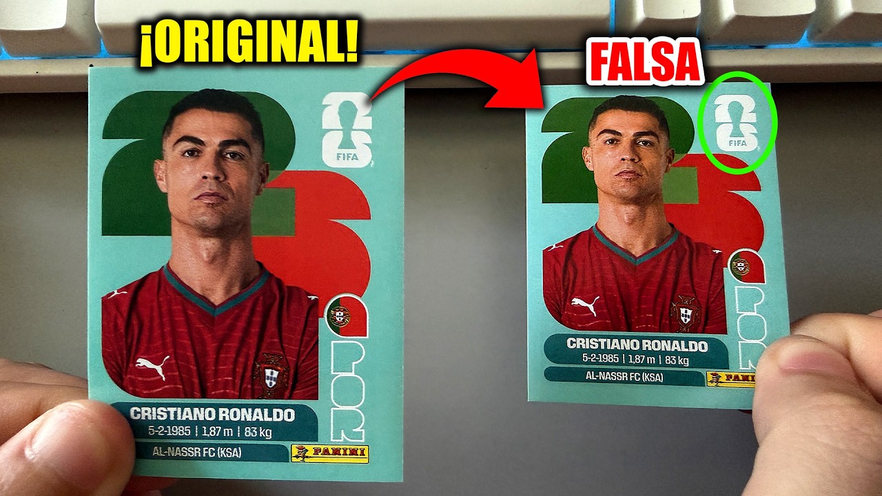 C&Oacute;MO SABER SI LOS CROMOS DEL MUNDIAL son REALES (&Aacute;LBUM 2026)