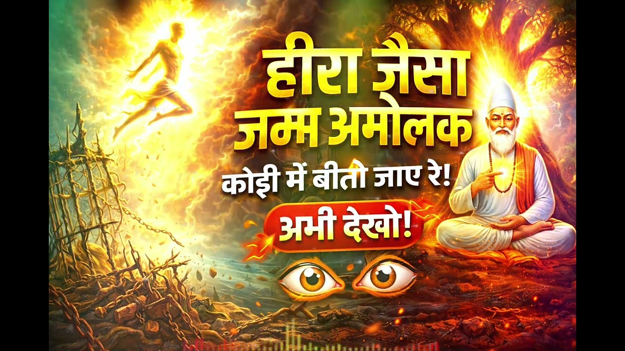 हीरा जैसा जन्म अमोलक | Kabir Sahib Shant Bhajan | सुकून देने वाला भजन | #kabirbhajan #kabirvani 