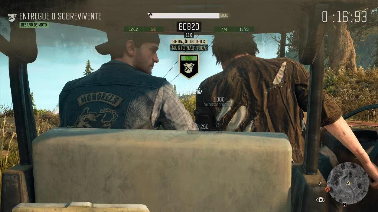 DAYS GONE - Desafio - Morto não roda (Pontuação ouro)