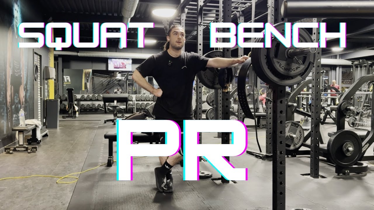 JE TENTE D'EXPLOSER MES RECORDS ! (squat et bench)