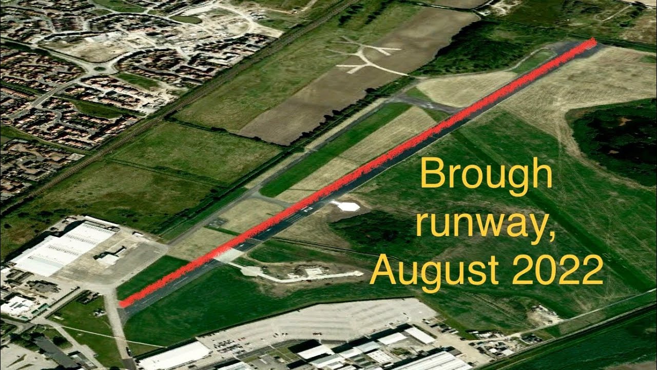 BAE Brough Runway Flyover - 24 Aug 2022