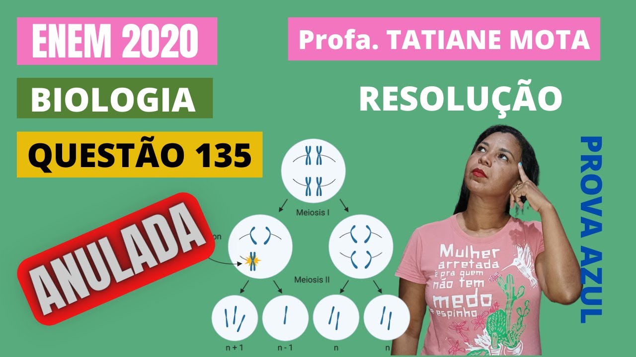 ✅[ENEM 2020] # BIOLOGIA # QUESTÃO 135 – GENÉTICA – ALTERAÇÕES CROMOSSÔMICAS – Os diferentes tipos