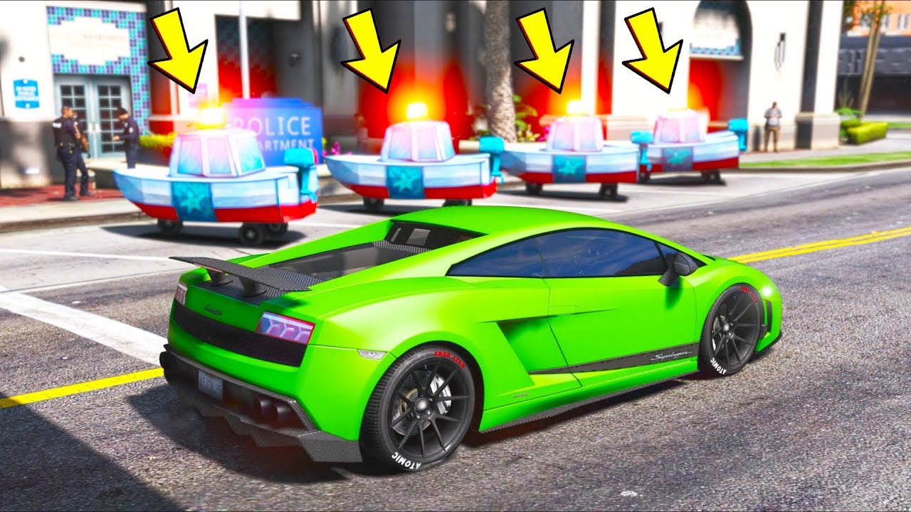 Can we escape POLICE BOATS?! (GTA 5 Mods - Evade Gameplay)