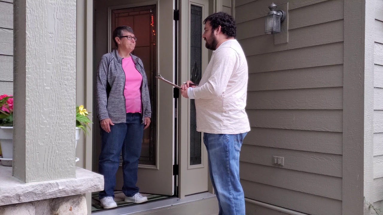 Canvassing Door to Door for Politics 101