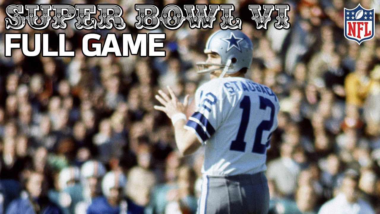 Cowboys Win Their First Super Bowl! | Cowboys vs. Dolphins Super Bowl VI | NFL Full Game