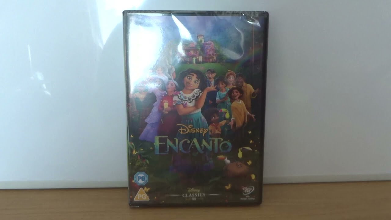 Распаковка DVD Encanto (Великобритания)