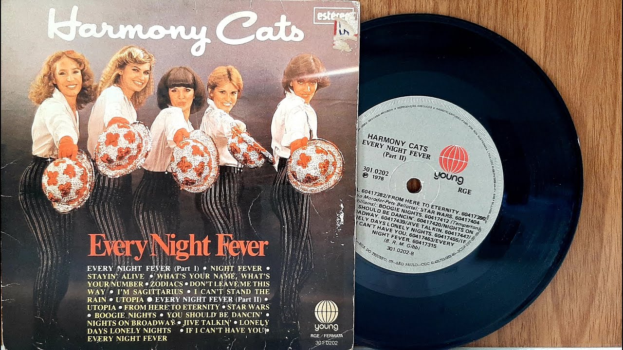 Harmony Cats - Every Night Fever - ℗ 1978 - Baú🎶