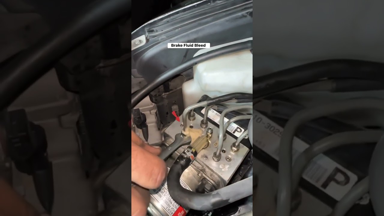 Brake bleed manually #automobile #shortsfeed #abs