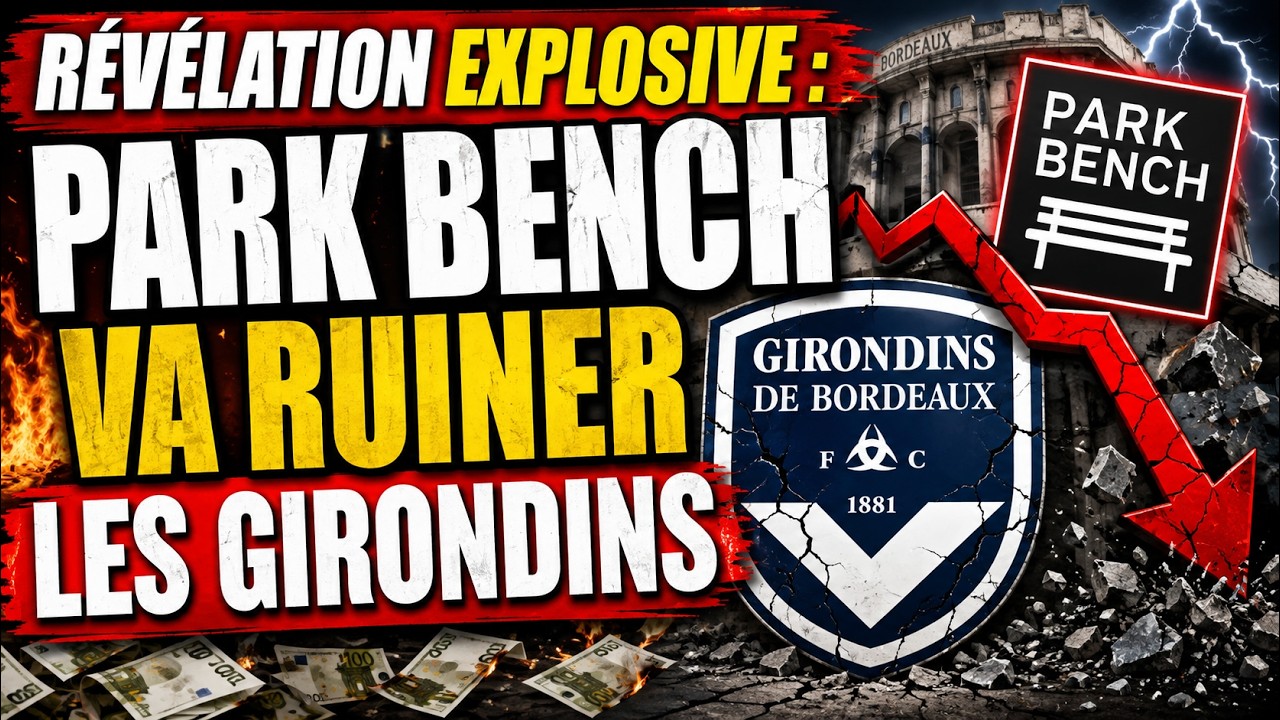 R&Eacute;V&Eacute;LATION EXPLOSIVE : PARK BENCH VA RUINER LES GIRONDINS