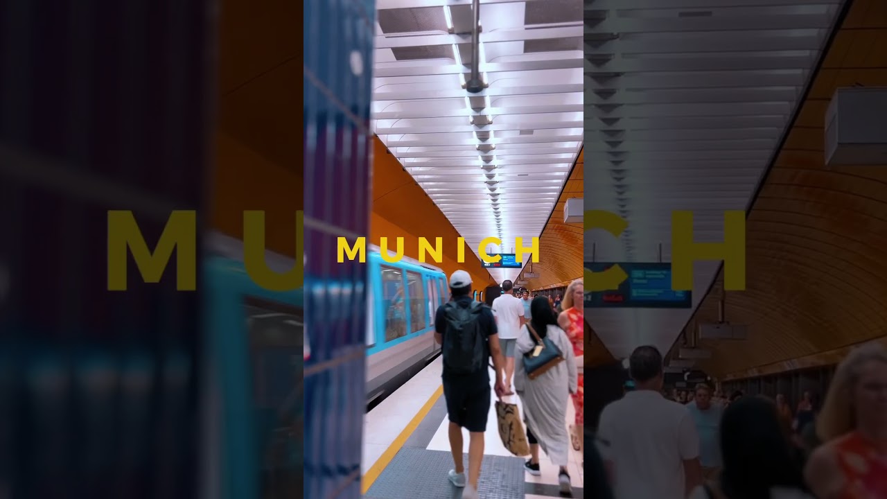 Las estaciones del Metro en M&uacute;nich, Alemania, son unas de las m&aacute;s bellas en Europa #alemania