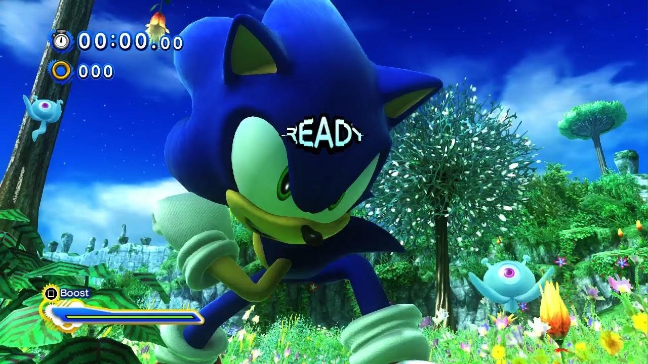 SONIC X SHADOW GENERATIONS Planet Wisp Act 2 Speedrun (no skills) 2:03:65