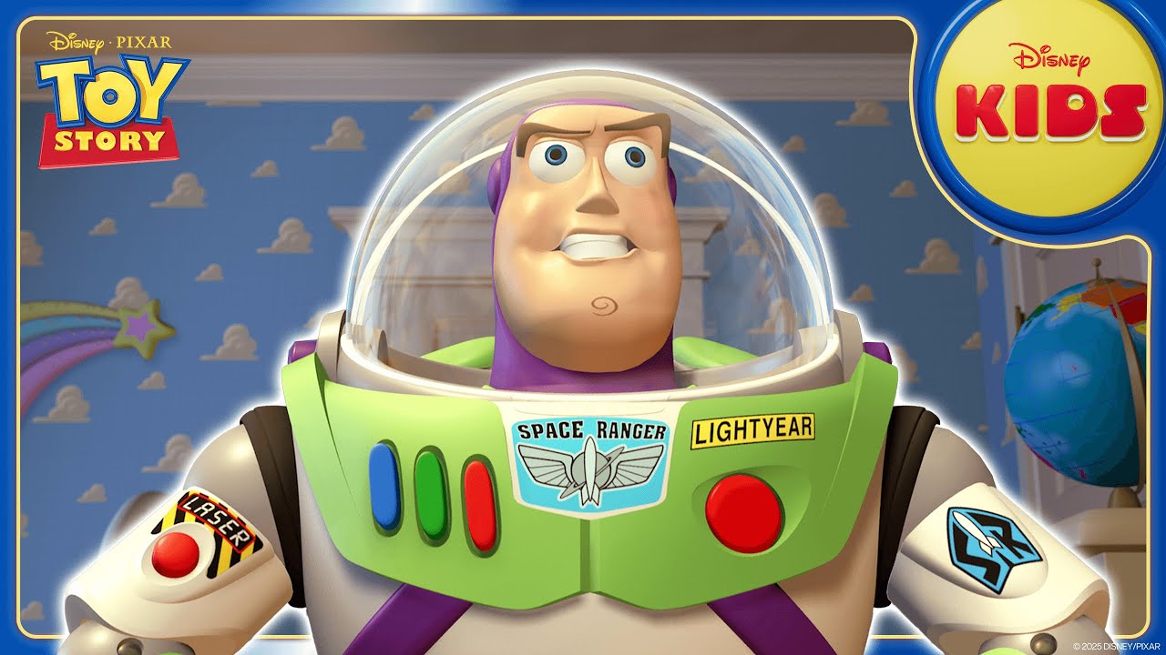 The Toy Story of Buzz Lightyear 👨&zwj;🚀🚀 | Pixar's Toy Story | @disneykids​