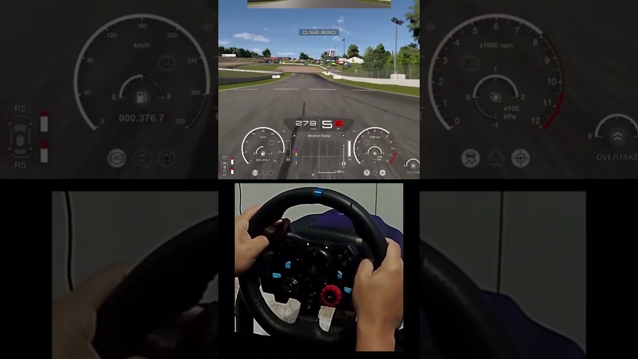 Split-Screen SF19 POV – Real Wheel Control at INSANE Speed! | GT7 Road Atlanta