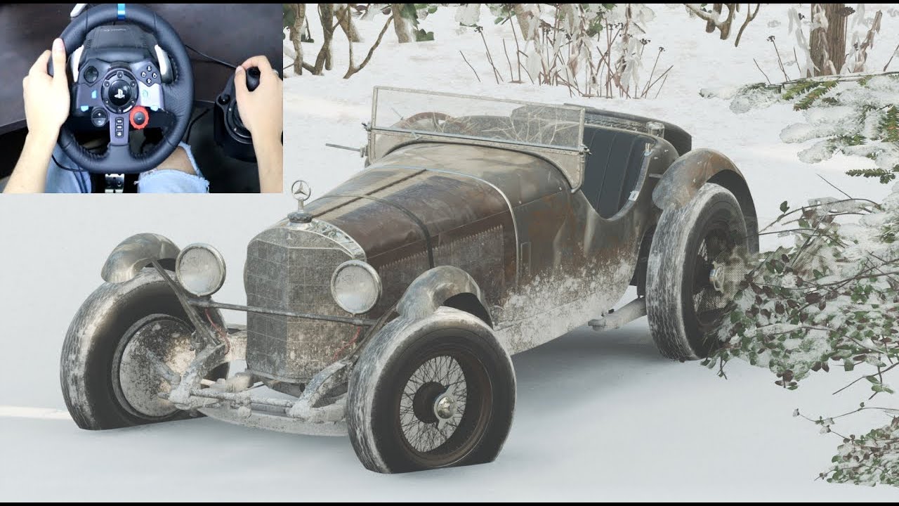 Rebuilding A  1929 Mercedes-Benz Super Sport Kurz Barker Roadster - Forza Horizon 4 Gameplay