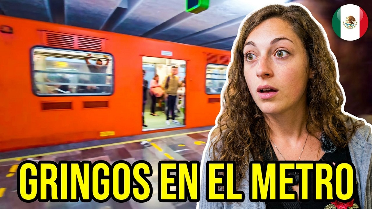 GRINGOS SORPRENDIDOS con el METRO de CDMX 🇲🇽