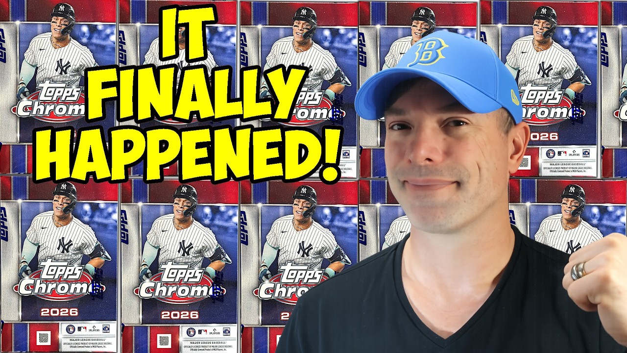 Открытие 5 наборов Value Box 2026 Topps Chrome Baseball! Часть 6: вскрытие кейса