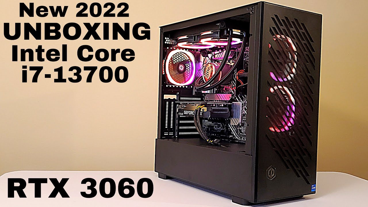 New Gaming PC Unboxing - NVIDIA GeForce RTX 3060 (13th Gen i7-13700)