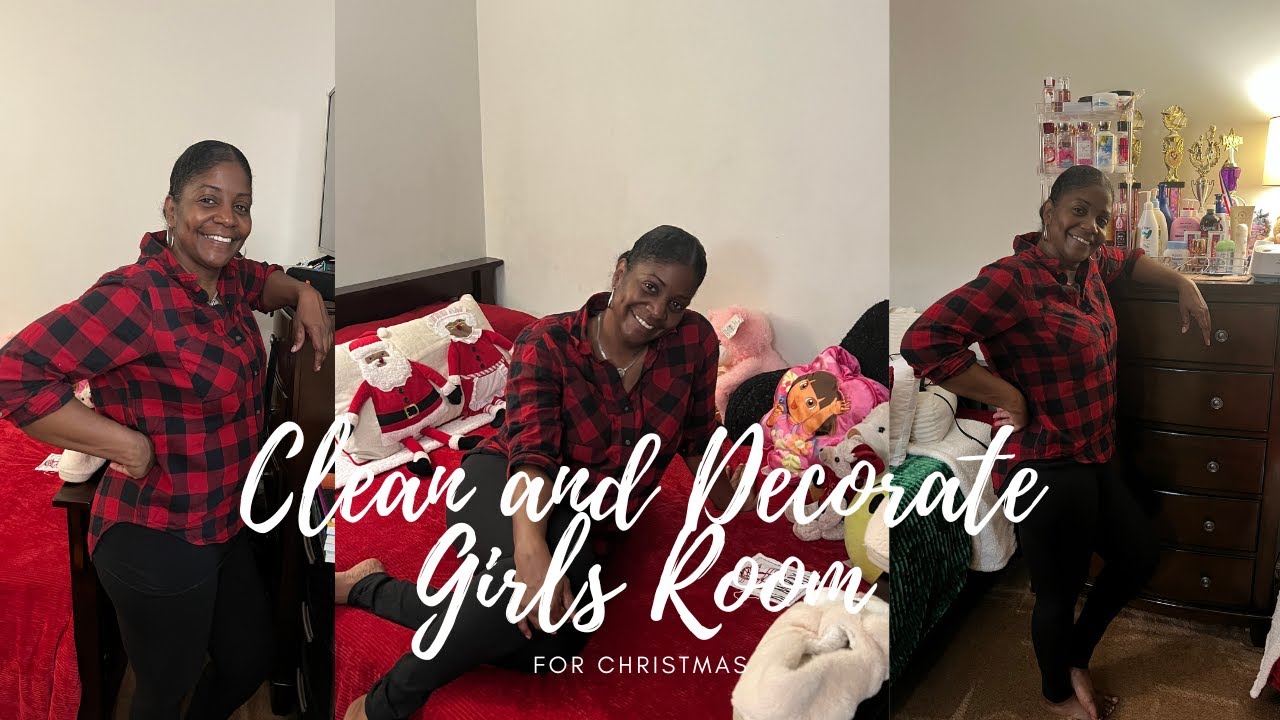 Clean and Decorate Girls Room With Me / Christmas / 2022