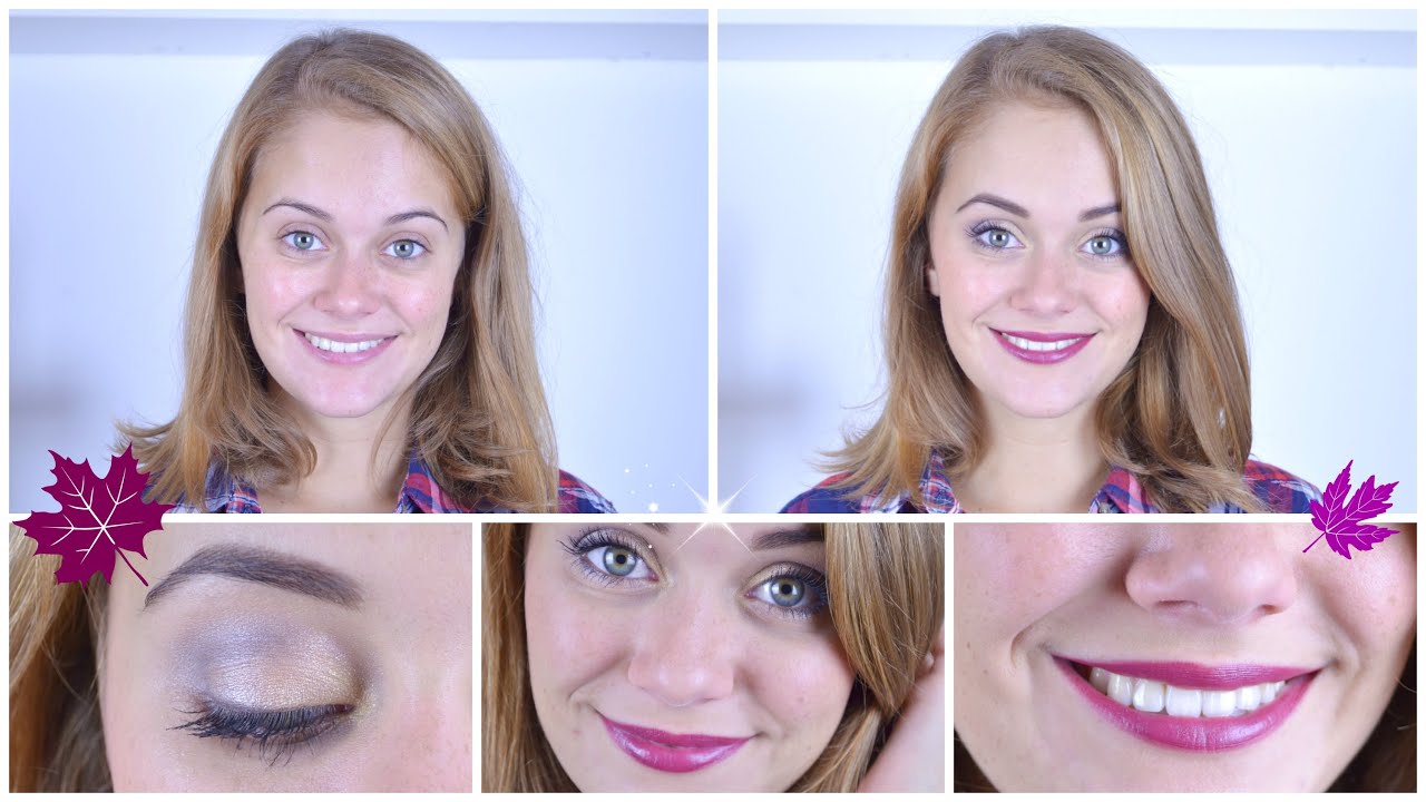 Gold-Burgundy || DROGERIE HERBST-MAKEUP || SNUKIEFUL
