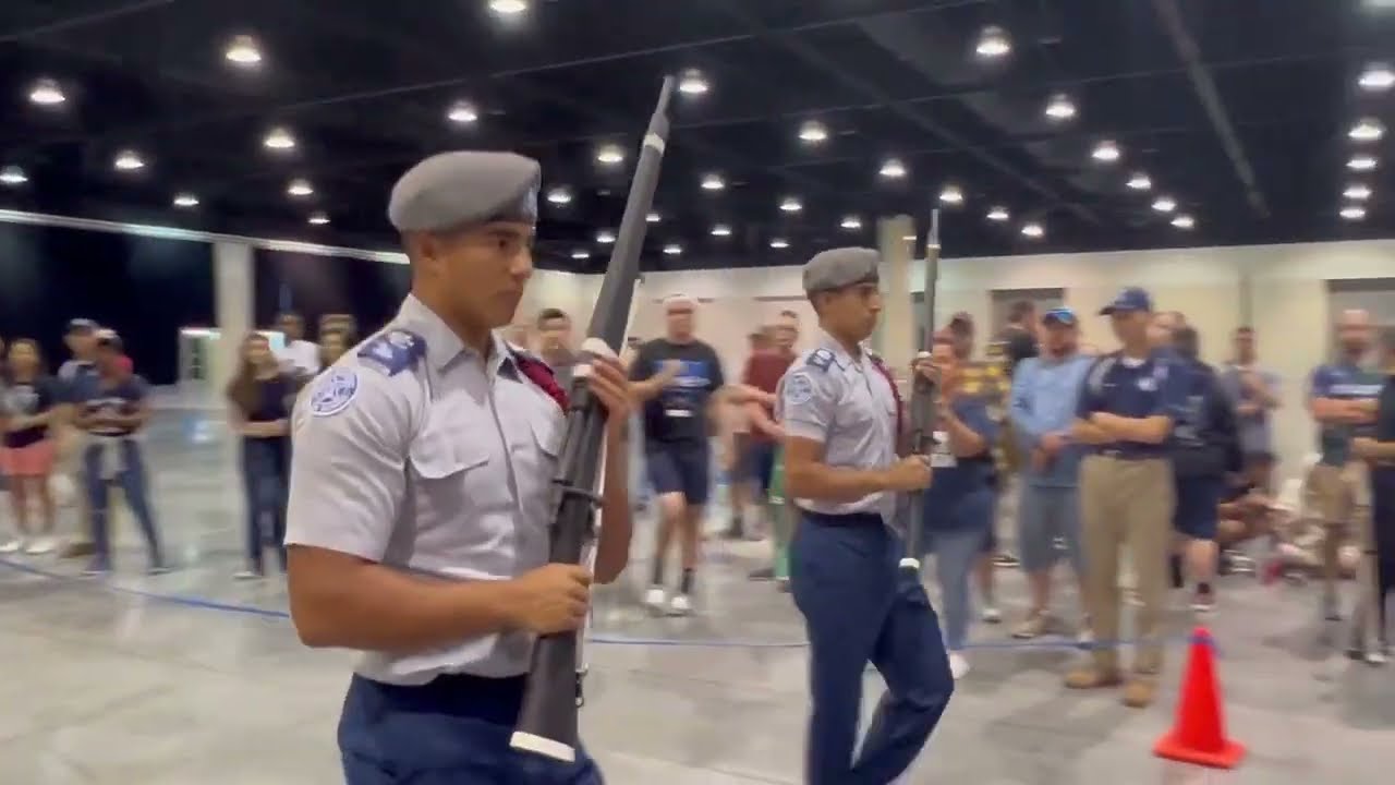 2023 CCHS Cadet Castillo and Cadet Lozano Tandem Exhibition NHSDTC