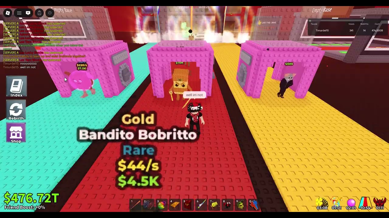 roblox update steal a brainrot