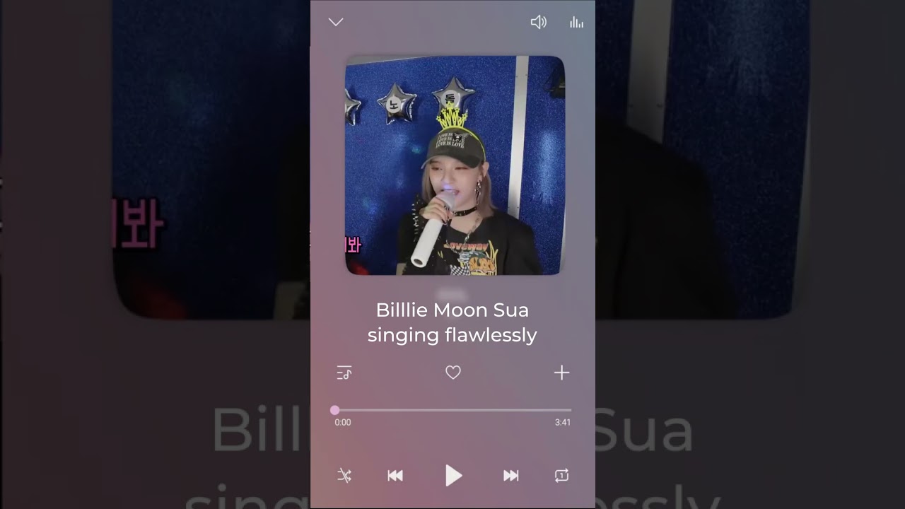 Billlie Moon Sua singing Into The New World flawlessly