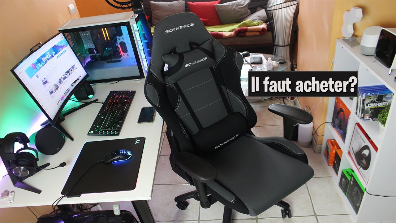 Avis sur la chaise gamer Songmics à 140€ après 1 mois... (faut t'il l'acheter?)