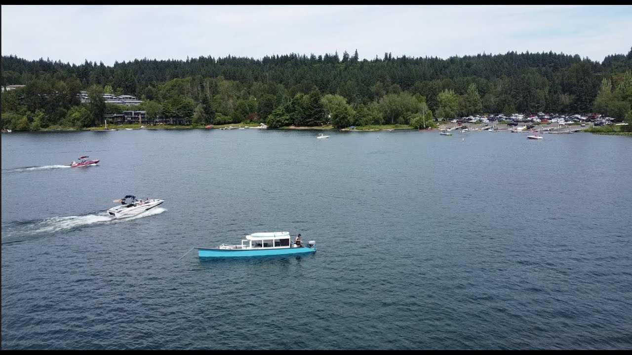 Relaxing, meditative, lazy day at Lake Sammamish listening to lofi | Phil Bolger's Idaho Boat Design